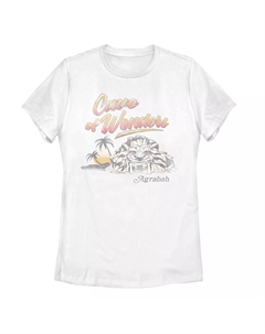 Футболка с плакатом «Пещера чудес Аладдина» для юниоров Диснея, белый Licensed character