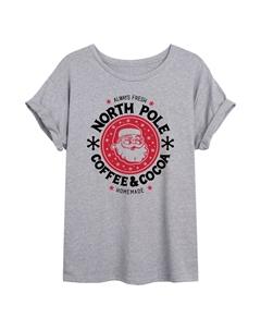 Детская футболка с струящимся рисунком цвета кофе и какао Licensed character