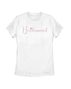 Футболка с логотипом подружки невесты с Микки Маусом для юниоров Disney's, белый Licensed character