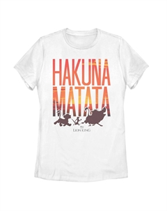 Детская футболка Disney's King Lion King Hakuna Matata Sunset, белый Licensed character