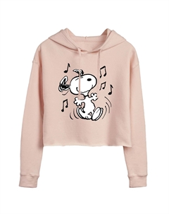 Худи с рисунком Peanuts Snoopy Dancing Peanuts Snoopy Dancing, розовый Licensed character