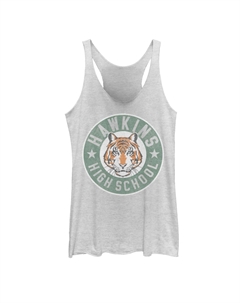 Майка с графическим логотипом средней школы Хокинса «Очень странные дела» для юниоров Licensed character