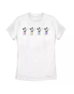 Неоновая футболка с Микки Маусом для юниоров Disney's, белый Licensed character