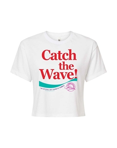 Укороченная футболка Coca-Cola Catch The Way для юниоров, белый Licensed character