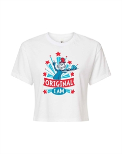 Укороченная футболка с рисунком Dr. Seuss Original для юниоров I Am, белый Licensed character