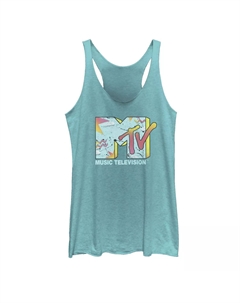 Полая абстрактная майка с логотипом MTV для юниоров Licensed character