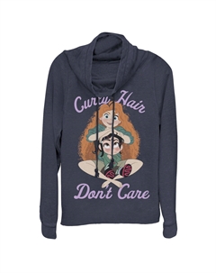 Удобный топ принцессы с вьющимися волосами Disney's Wreck It Ralph 2 Junior с рисунком и воротником-хомутом Licensed character