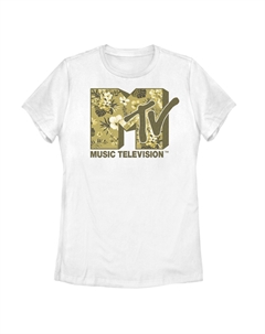 Детская футболка с логотипом MTV Vintage Bahama Fill, белый Licensed character