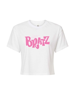 Укороченная футболка Juniors' Bratz Icons, белый Licensed character