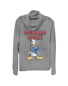 Свитшот с воротником-хомутом Disney Donald Duck Juniors , серый Licensed character