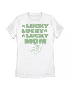 Футболка Lucky Mom для юниоров Looney Tunes, белый Licensed character