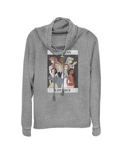 Пуловер с воротником-хомутом «Доброта и смелость» принцесс Диснея для юниоров Disney