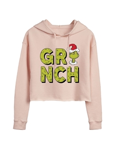 Укороченная худи с графическим рисунком Dr. Seuss's The Grinch Fun для юниоров Licensed character