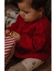 Детская хлопковая рубашка Yana, гранат That's mine