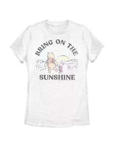 Футболка с изображением Винни-Пуха и Винни-Пуха Джуниора в солнечном свете, белый Licensed character