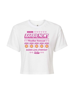 Футболка с рисунком «Барби для юниоров: прогноз погоды из фильма», белый Licensed character