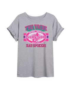 Футболка с струящимся рисунком для юниоров Survivor The Tribe Has Spoken Licensed character