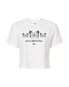 Укороченная футболка Barbie Brave Bold для юниоров, белый Licensed character