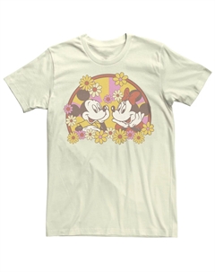 Классическая детская футболка 70-х с изображением Микки Мауса Disney's Love Bloom Licensed character