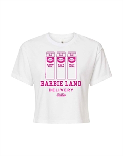 Футболка с рисунком «Барби: фильм Барби по суше» для юниоров, белый Licensed character