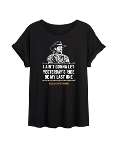 Размерная футболка с рисунком Yellowstone для юниоров "Yesterday's Ride" Licensed character