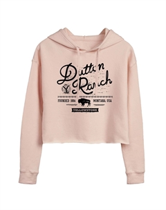 Укороченная толстовка с капюшоном для юниоров Yellowstone Dutton Ranch Licensed character