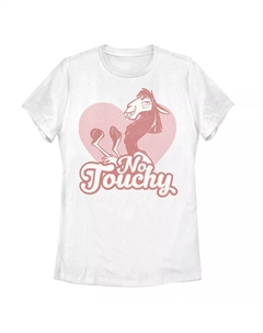 Футболка Disney Emperor's New Groove Kuzco No Touchy для юниоров, белый Licensed character