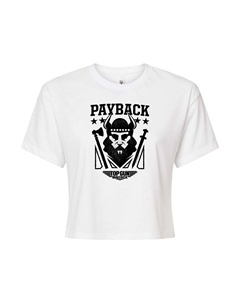 Лучший стрелок среди юниоров: укороченная футболка с рисунком Maverick «Payback», белый Licensed character