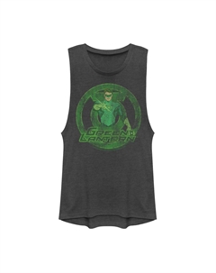 Футболка с мускулистым рисунком DC Comics Green Lantern для юниоров Licensed character