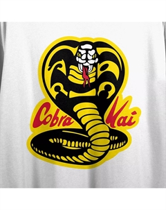 Детская футболка с рисунком Cobra Kai Cobra, белый Licensed character