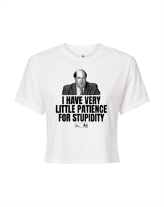 Укороченная футболка The Office для юниоров, белый Licensed character