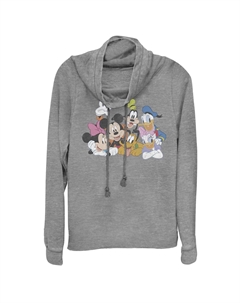 Классический свитшот с воротником-хомутом Disney Mickey Mouse, серый Licensed character