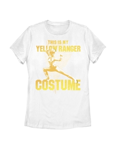 Юниорская футболка Power Rangers «Это моя желтая футболка с костюмом рейнджера» Licensed character