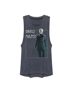 Футболка с мускулистым портретом Гарри Поттера Драко Малфоя для юниоров в рамке Harry potter