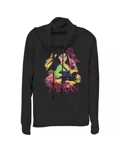 Пуловер с воротником-хомутом и пейзажем 's Mulan Juniors Disney