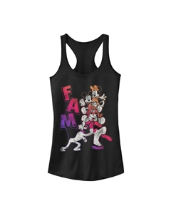 Детская майка с рисунком «борцовка» 's Mickey Mouse Fam Gradient Portrait и графическим рисунком на спине Disney