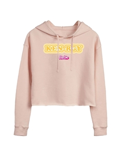 Укороченная толстовка с капюшоном Barbie The Movie Kenrgy для юниоров, розовый Licensed character