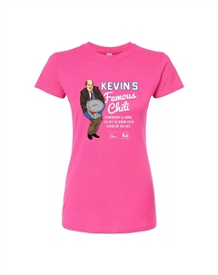 Облегающая футболка The Office Kevin's Chilli для юниоров, розовый Licensed character