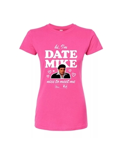 Облегающие футболки The Office Date для юниоров с Майком, розовый Licensed character