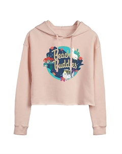 Укороченное худи для юниоров Disney's The Little Mermaid Buddies, розовый Licensed character