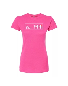 Облегающая футболка The Office Pretzel Fay для юниоров, розовый Licensed character