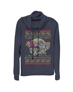 Юниорские комиксы DC «Юные титаны, вперед!» Уродливый свитер Pizza Friends Пуловер с воротником-хомутом Licensed character