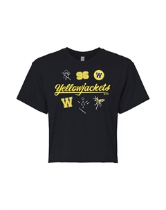 Укороченная футболка Juniors' Yellowjackets Icon Licensed character