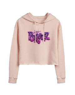 Укороченная толстовка с логотипом Bratz для юниоров, розовый Licensed character