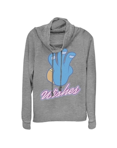 Удобный детский топ Disney's Wreck It Ralph 2 с рисунком Princess Genie Wish и воротником-хомутом Licensed character