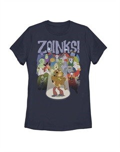 Детская футболка Scooby-Doo Shaggy And Scooby Zoinks Monsters, темно-синий Licensed character