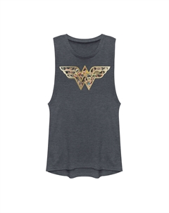 Футболка с мускулами и символом Чудо-женщины DC Comics для юниоров Licensed character