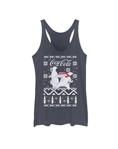 Свитер Coca-Cola Ugly для юниоров, майка с рисунком белого медведя Licensed character