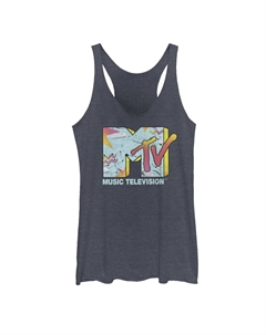 Полая абстрактная майка с логотипом MTV для юниоров Licensed character