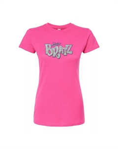 Детская футболка с логотипом Bratz Sparkle и графическим рисунком, розовый Licensed character